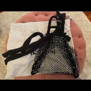 Vivienne Westwood mesh diamanté bag